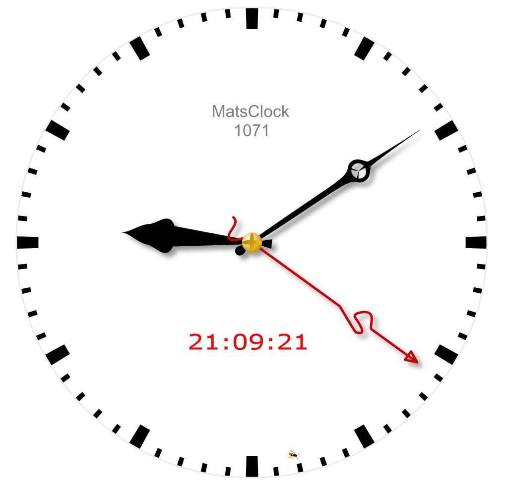 MatsClock 1071 Powerpoint Clock