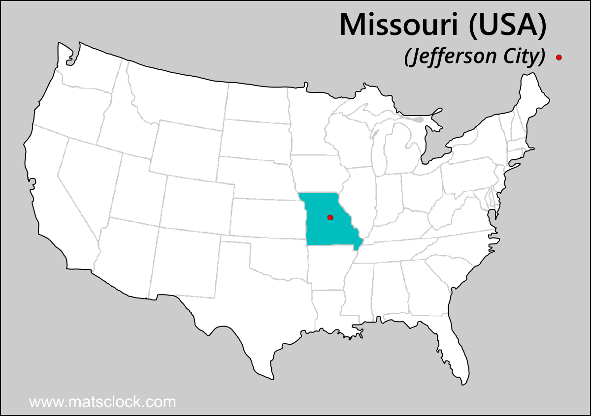 Missouri USA Map