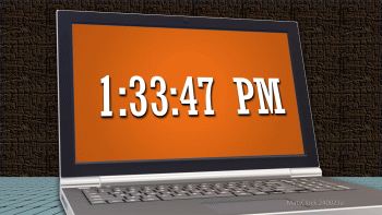 Free PowerPoint Digital Clock