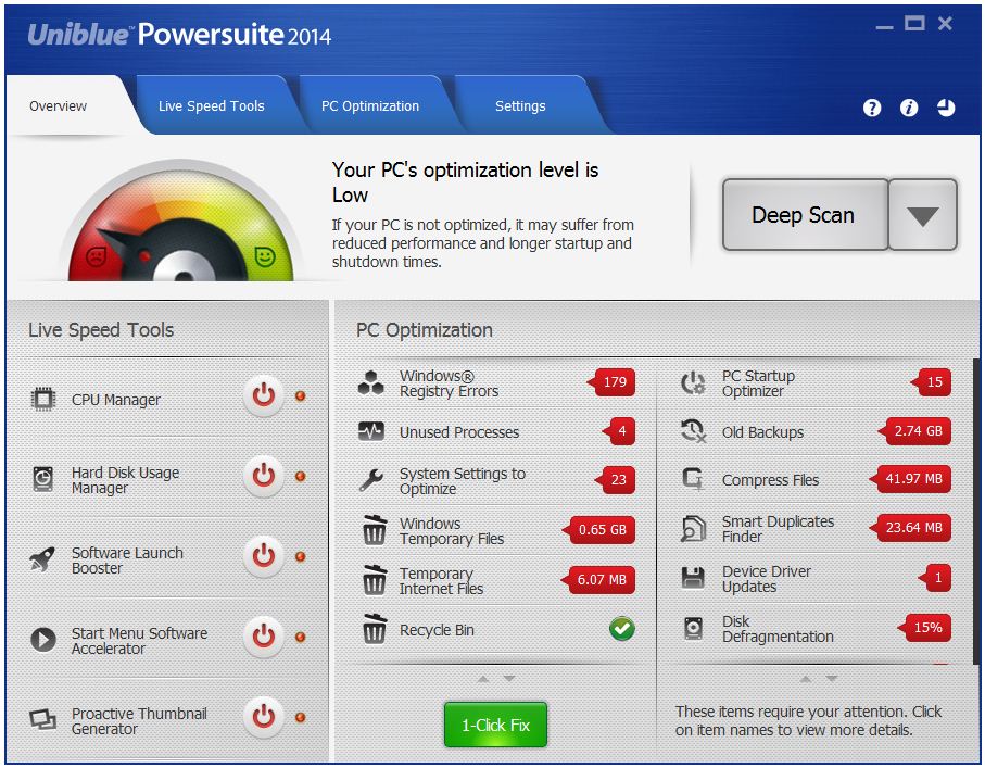 Download Uniblue PowerSuite Pro - Click here